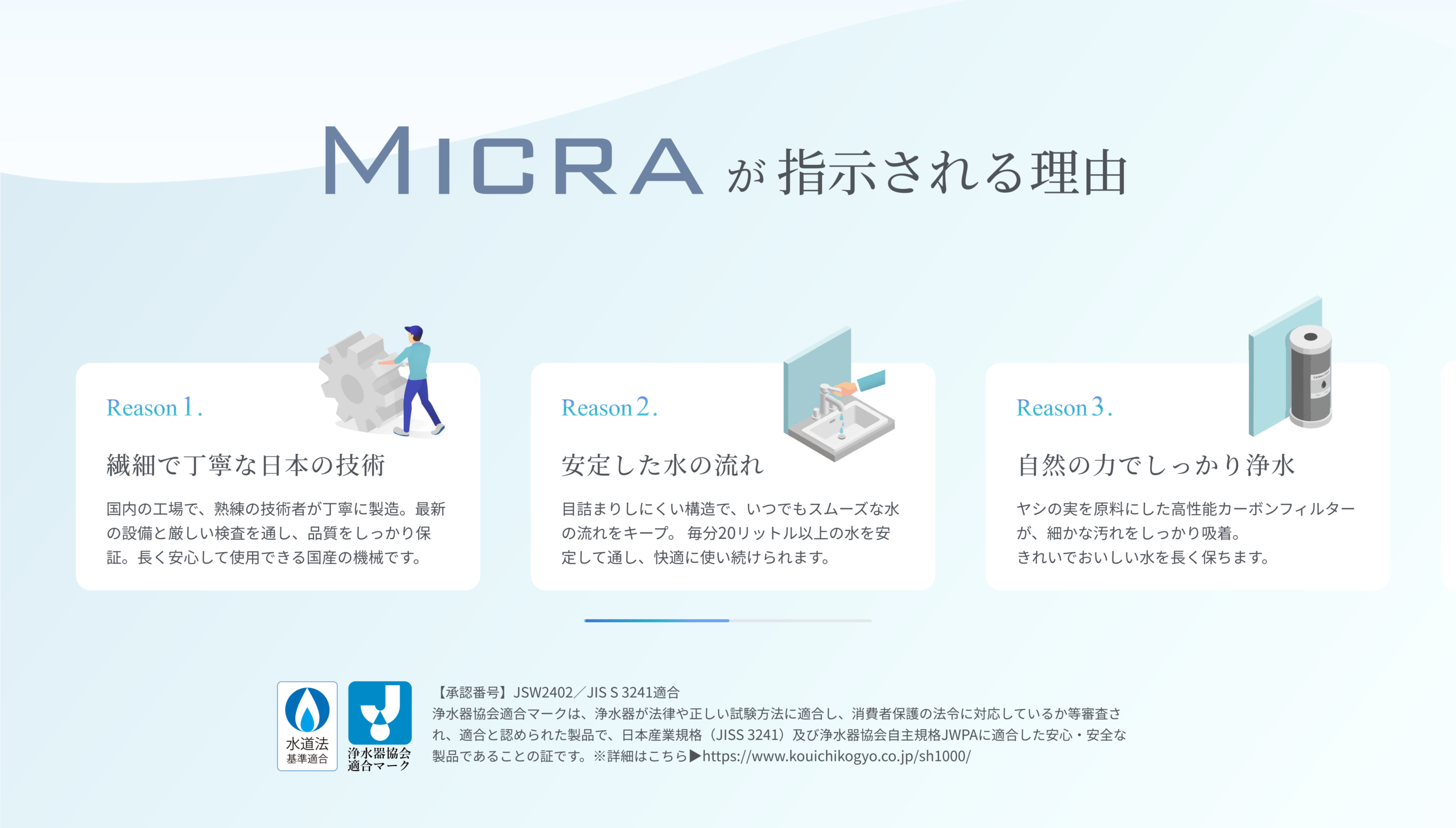 MICRA様 Webサイト制作